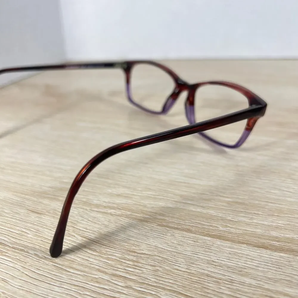 Lafont Issy LA Hitparade 5022 Eyeglasses Striped Brown Purple Frames 53-15-137